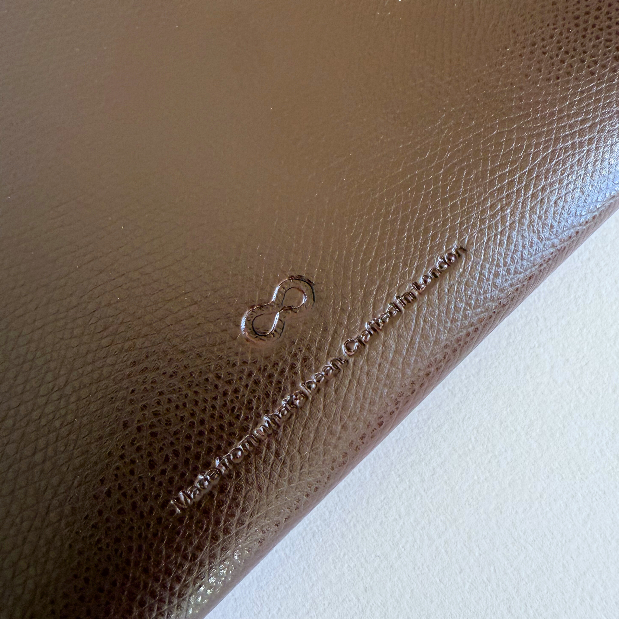 Yael Radix Brown Vegan Clutch Bag