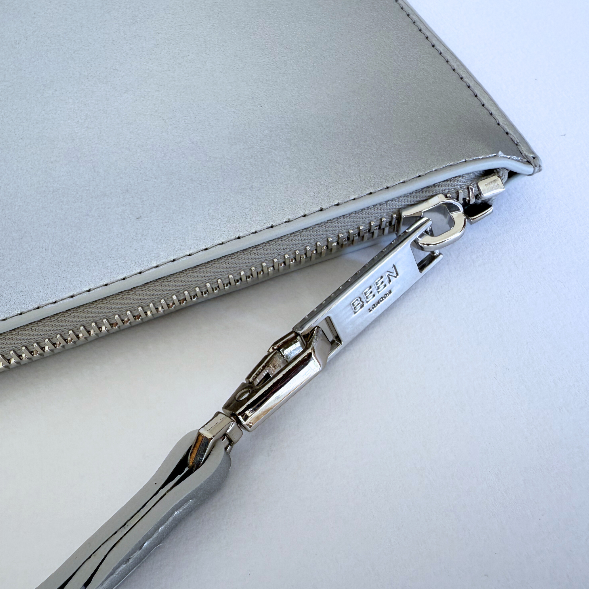 Yael Silver Birch Vegan Clutch Bag