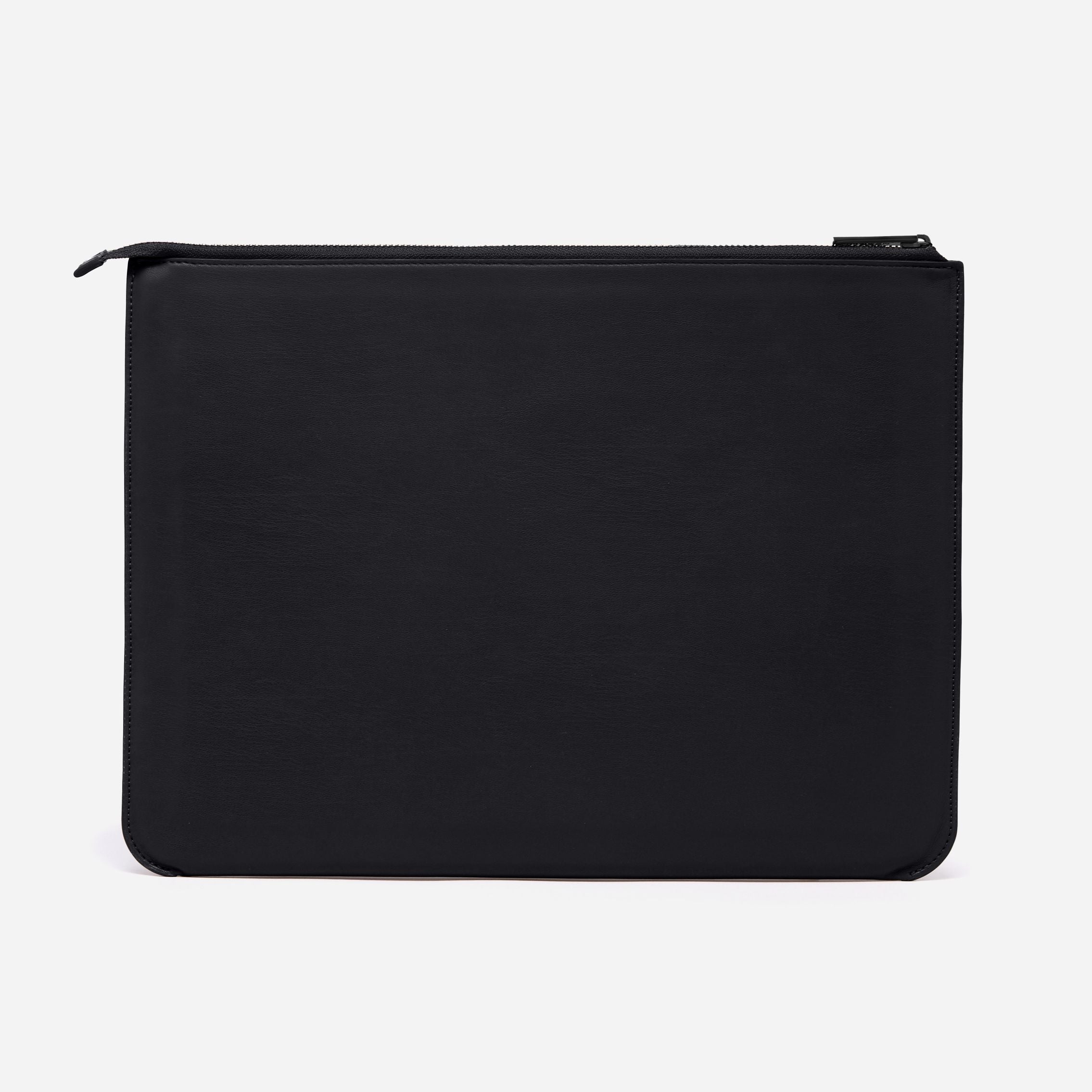 Martello Laptop Case- Large pouch in Black Onyx back