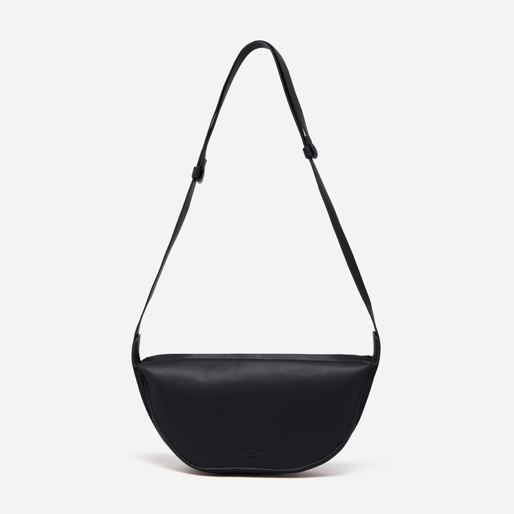 Black Onyx Annis Sling Bag on shortest strap