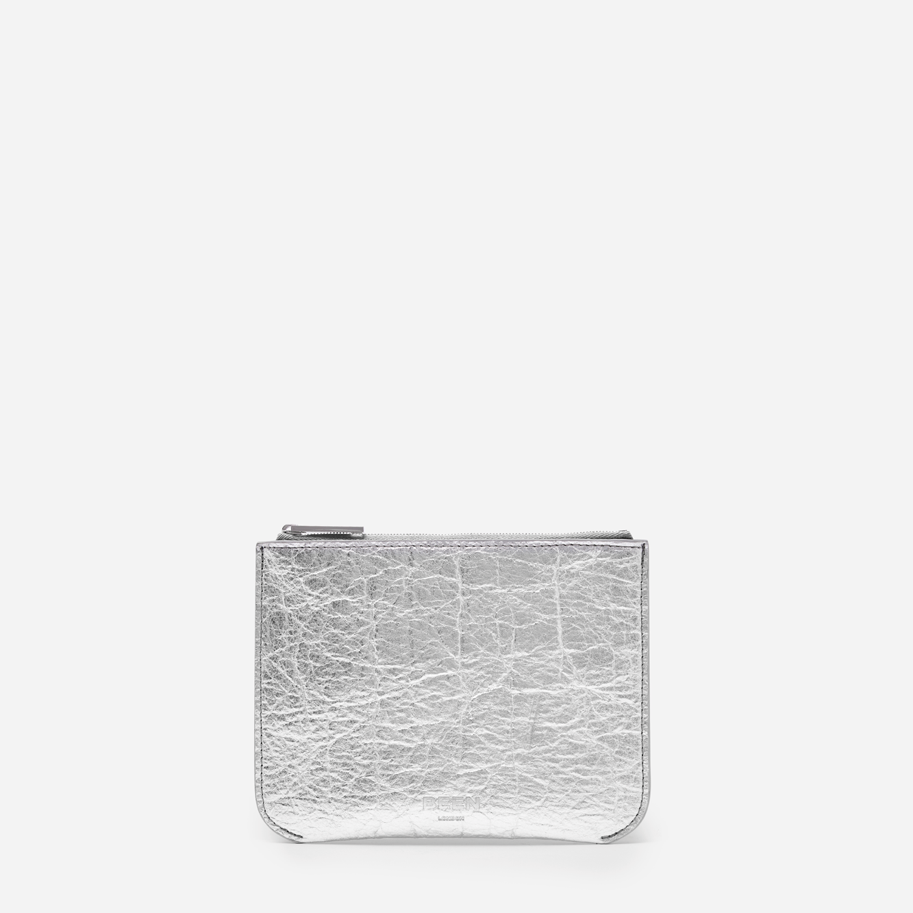 Daley Vegan Silver Make-Up Pouch