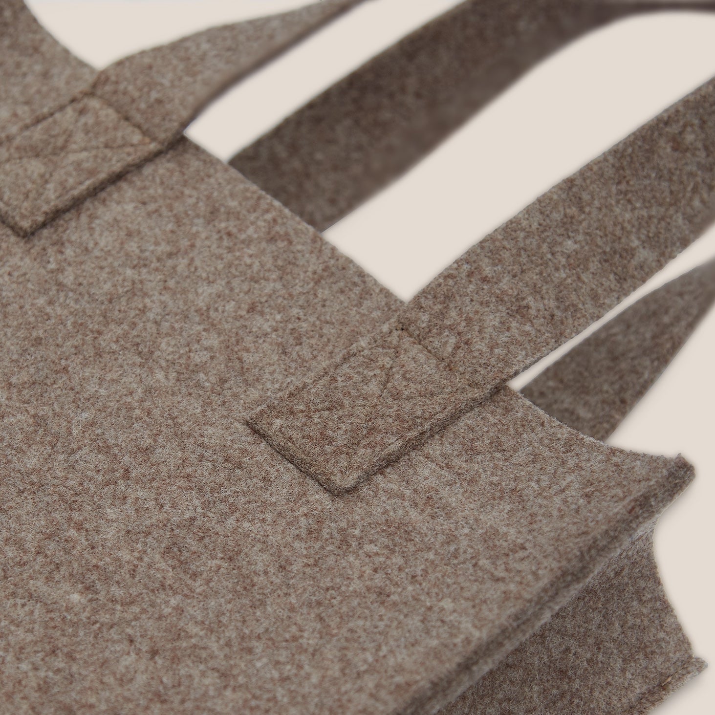 Oatmeal Large Tote Bag flat