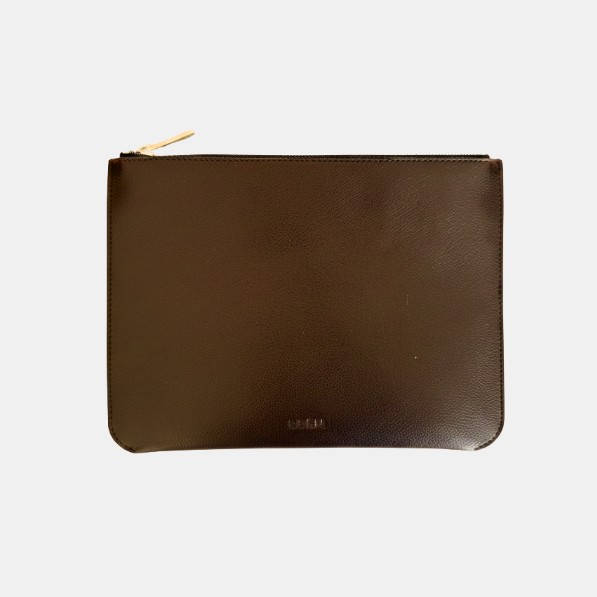 Yael Radix Brown Vegan Clutch Bag