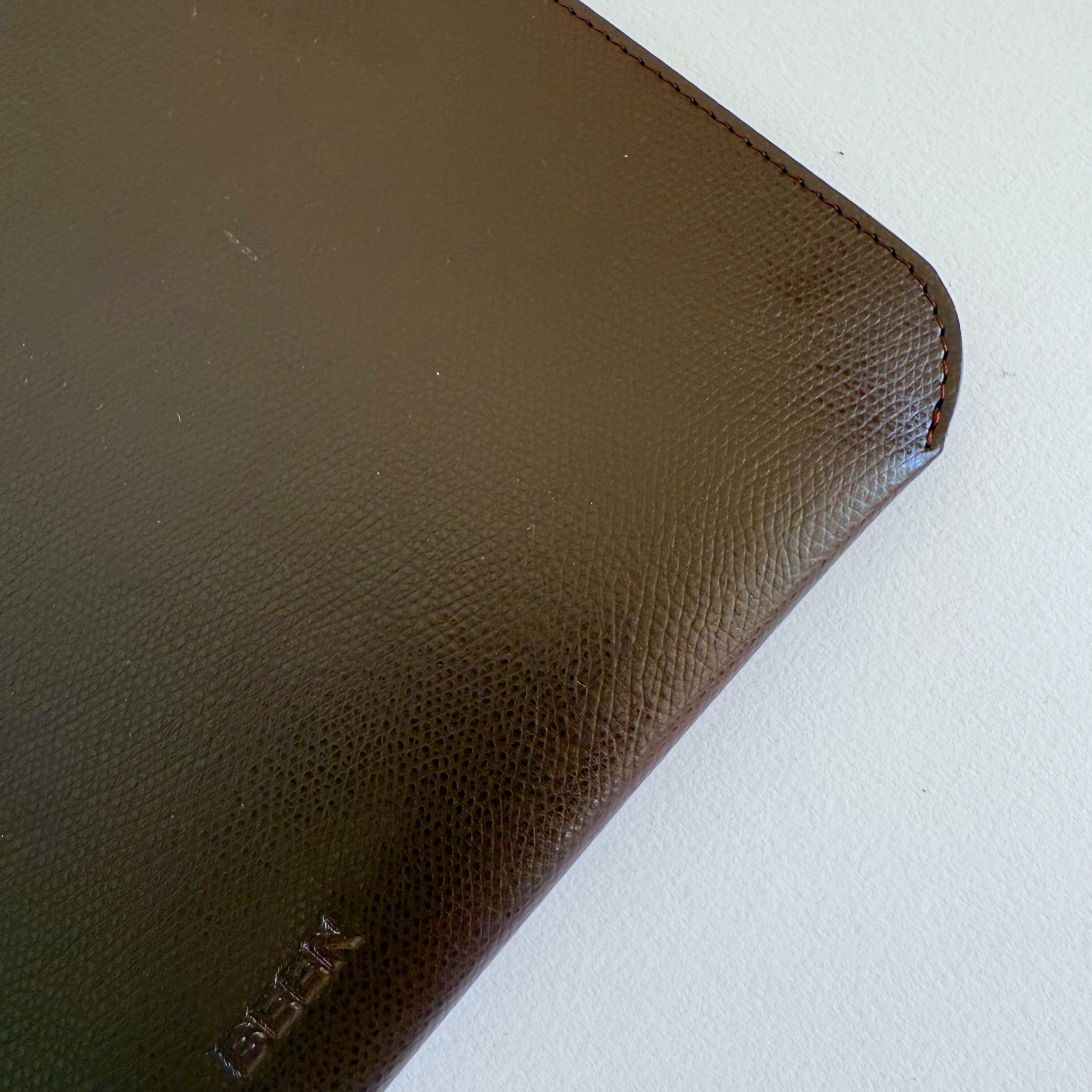 Yael Radix Brown Vegan Clutch Bag