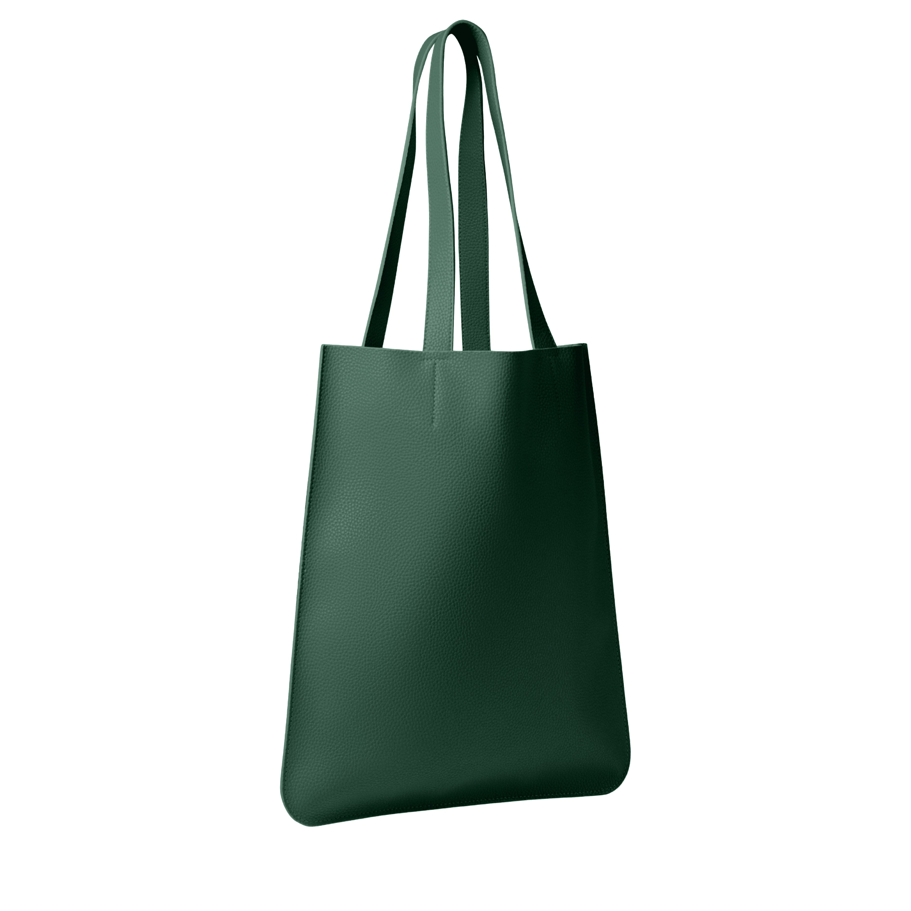 East Tote in Pine Green side angle