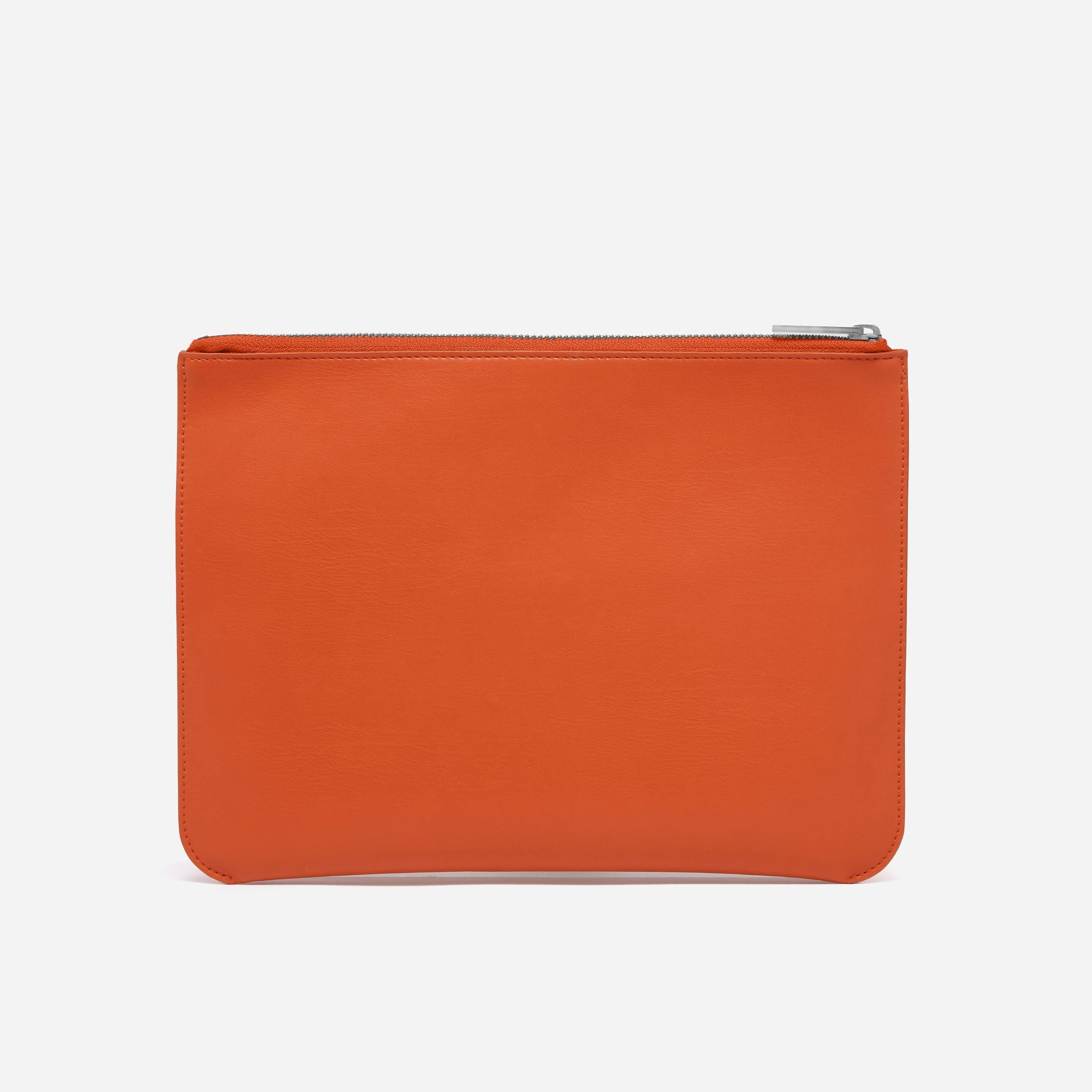 Yael Clutch bag- Medium Pouch in Blood Orange back