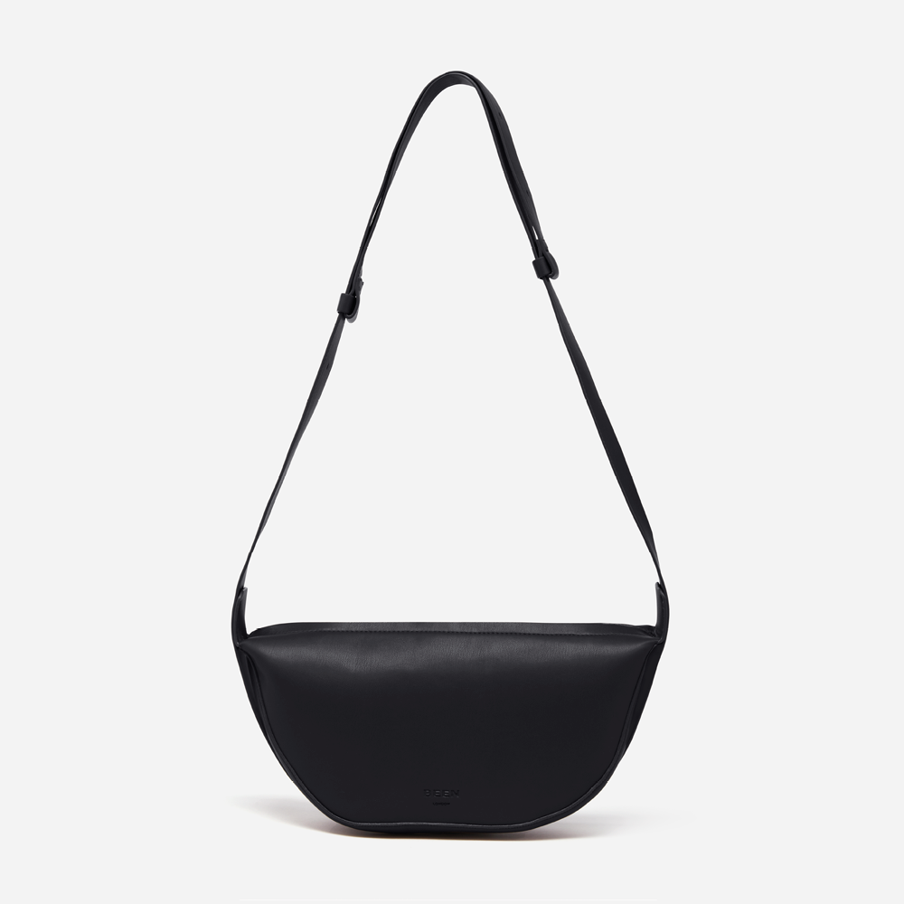 Black Onyx Annis Sling Bag on shortest strap 