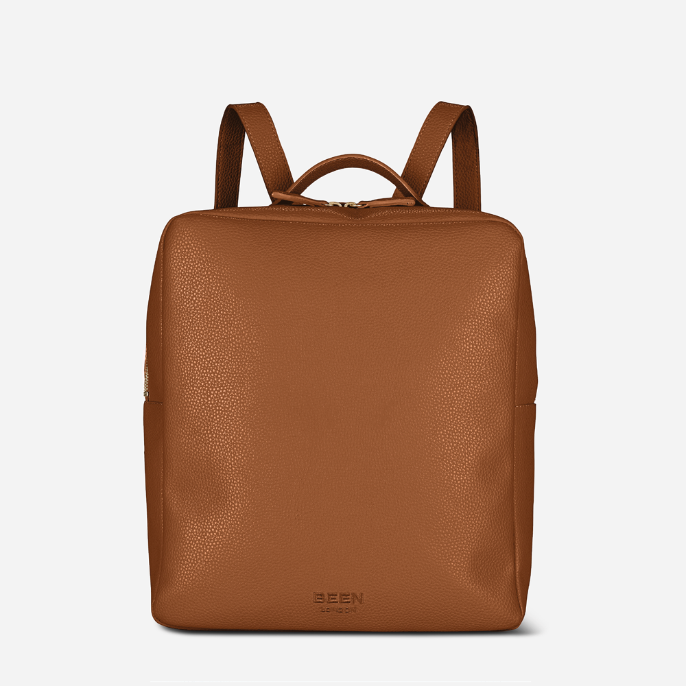 Islington Backpack in Desert Tan front